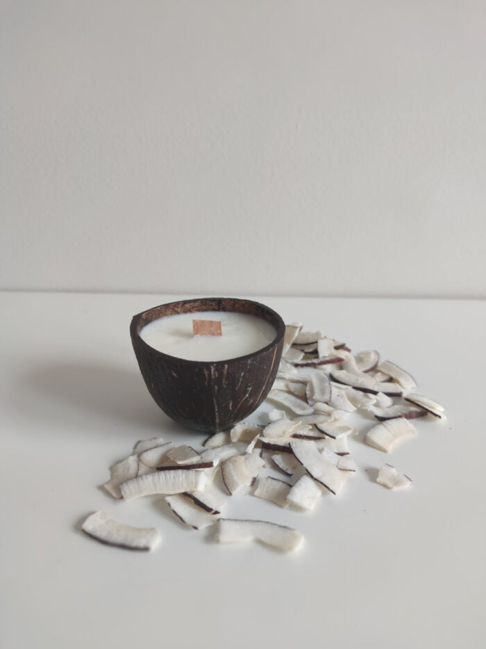 coconut candle soya