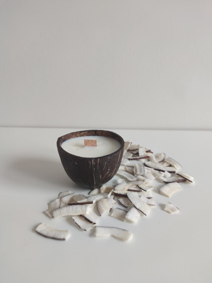 noix de coco bougie soja