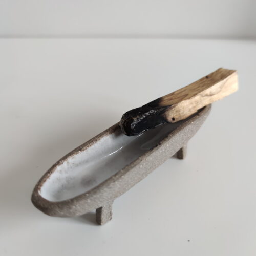 Seramik bardak altlığı ve Palo Santo